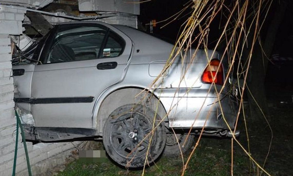 W Wigilię wjechał w dom