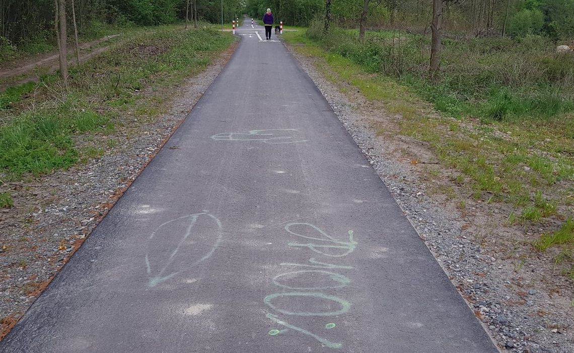 Wandalizm na trasie rowerowej Wandalizm na trasie rowerowej