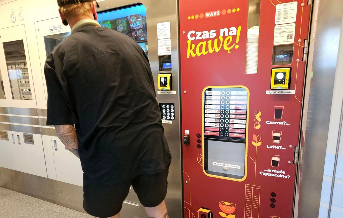 WARS oferuje już teraz.. Automaty z przekąskami i kawą już nie tylko na trasie Szczecin – Przemyśl
