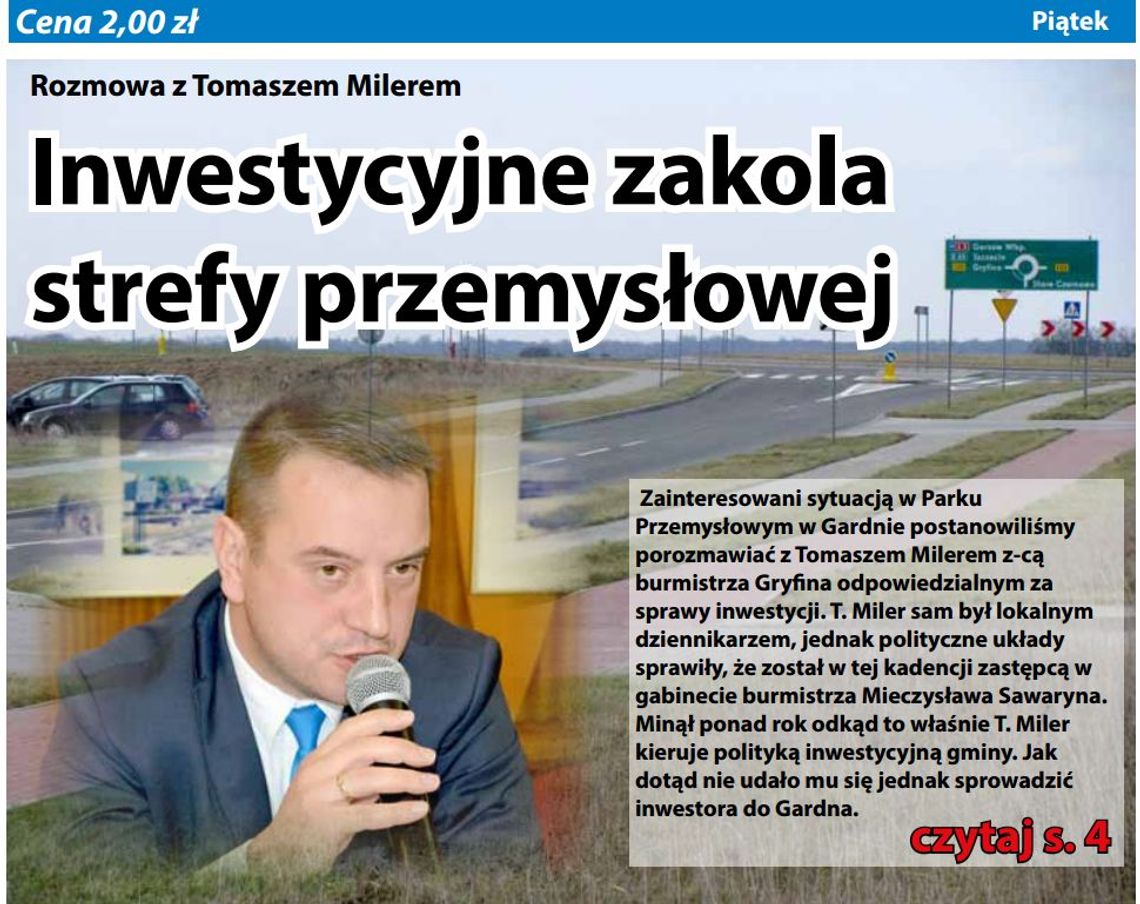 Wiceburmistrz chwali się inwestycjami, które mają powstać w gminie Wiceburmistrz chwali się inwestycjami, które mają powstać w gminie