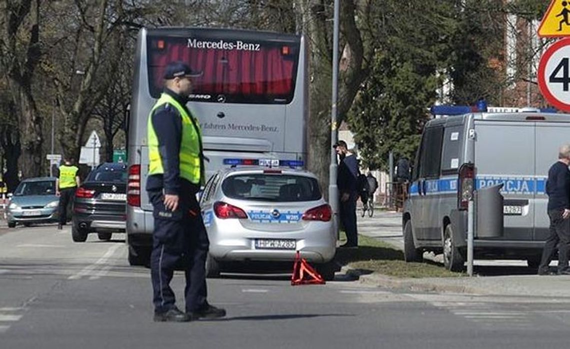 Wjechała w radiowóz