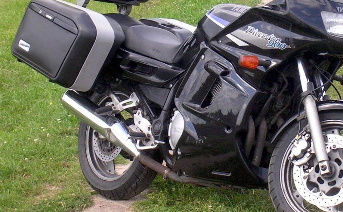 Włamał się do kufra motocykla zaczął kraść