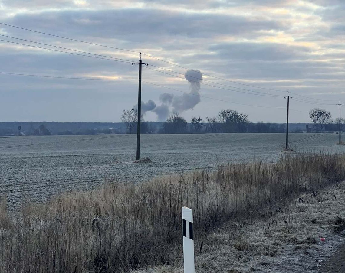 Wojna w Ukrainie. Rakiety uderzyły 13 km od naszej granicy