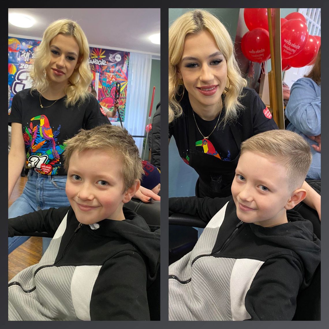 WOŚP-owe metamorfozy w wykonaniu Iwony Gatkowskiej i jej córki Gabrieli [FOTO]