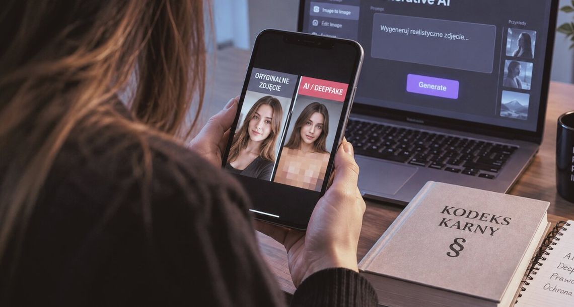 Seksualne deepfake'i pod lupą. Nowe kary za rozbieranie zdjęć przez AI w Kodeksie karnym