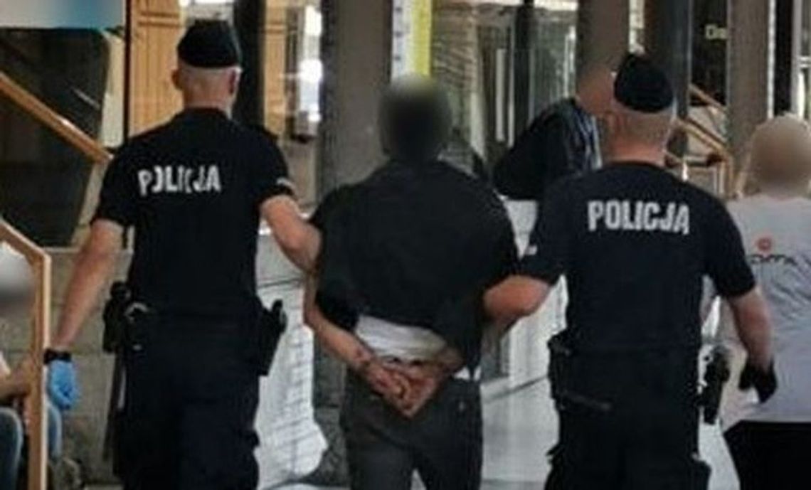 Wybiegł ze sklepu z półlitrówką w ręku