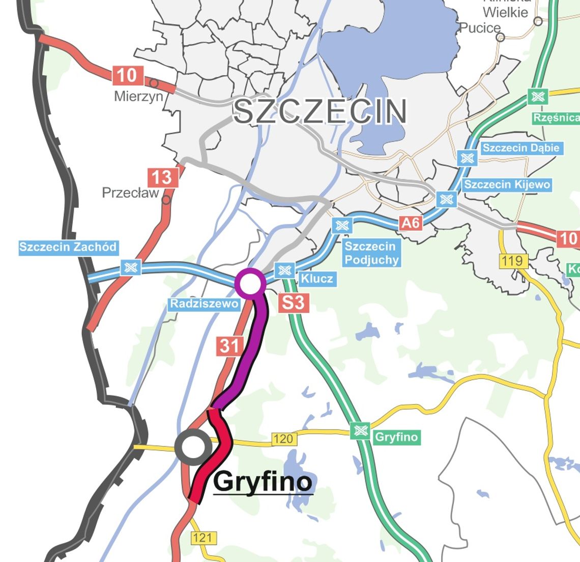Wybrano wykonawców dokumentacji dla obwodnicy Gryfina i odcinka Radziszewo-Gryfino na DK31