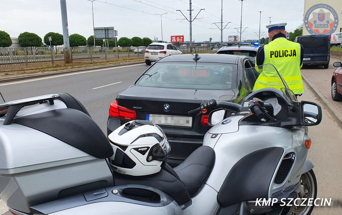 Wyeliminowali nietrzeźwego motocyklistę BMW Wyeliminowali nietrzeźwego motocyklistę BMW