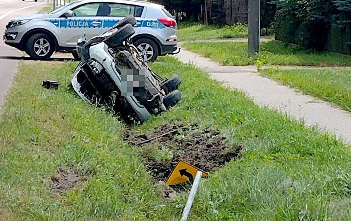 Wylądowała w rowie:. Kulisy wypadku pod Widuchową oraz apel policji do kierowców