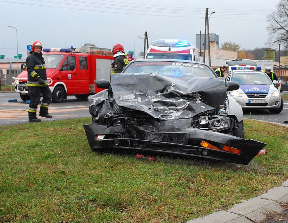 Wypadek i kolizja na drodze – akcje strażaków