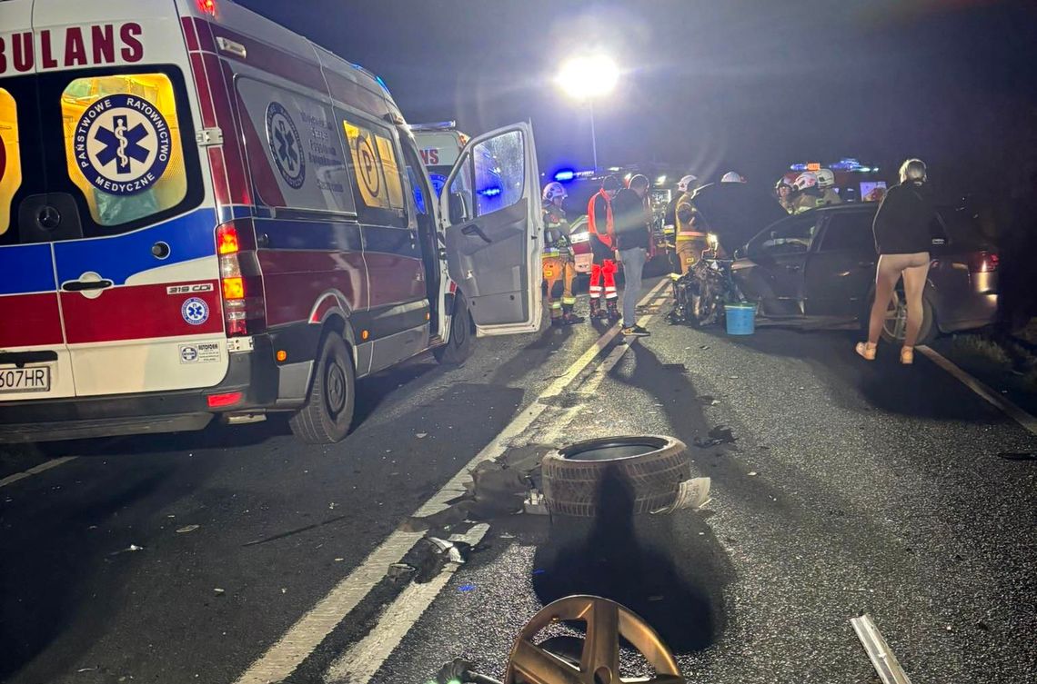 Wypadek! Jedna osoba w szpitalu Wypadek! Jedna osoba w szpitalu