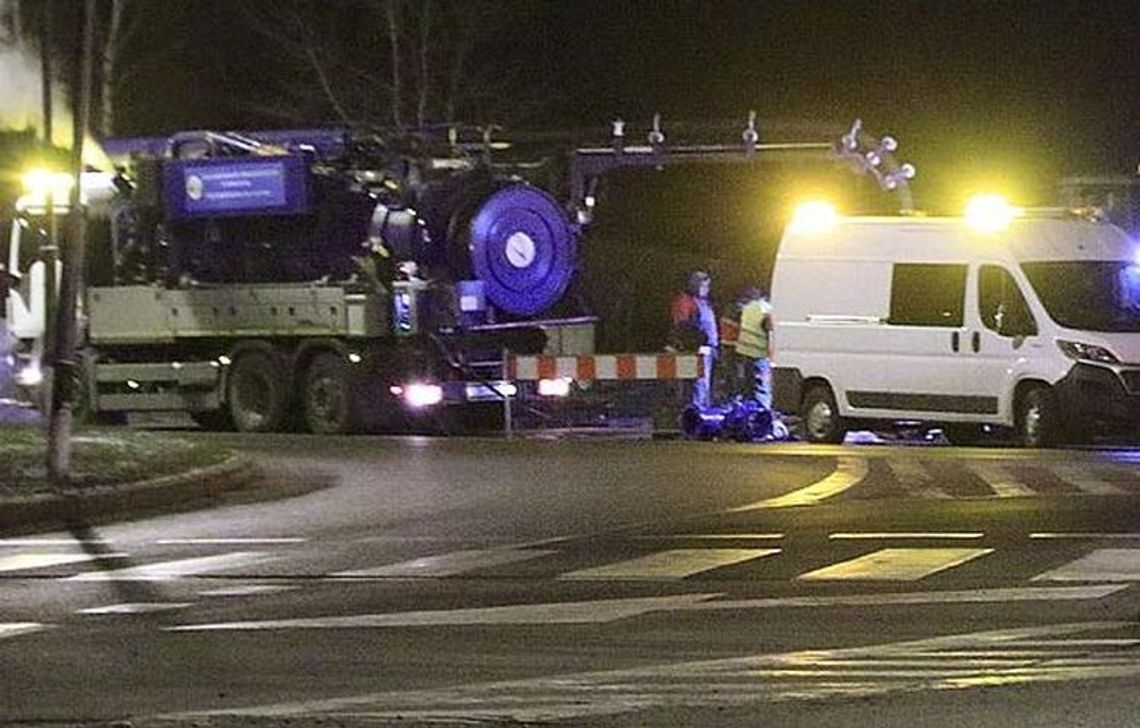 Wypadek koło wiaduktu Wypadek koło wiaduktu