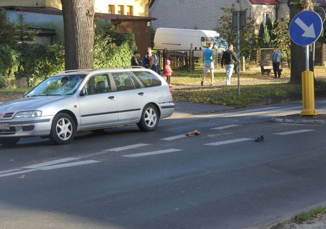 Wypadek na przejściu dla pieszych. Wyznaczono objazd Wypadek na przejściu dla pieszych. Wyznaczono objazd