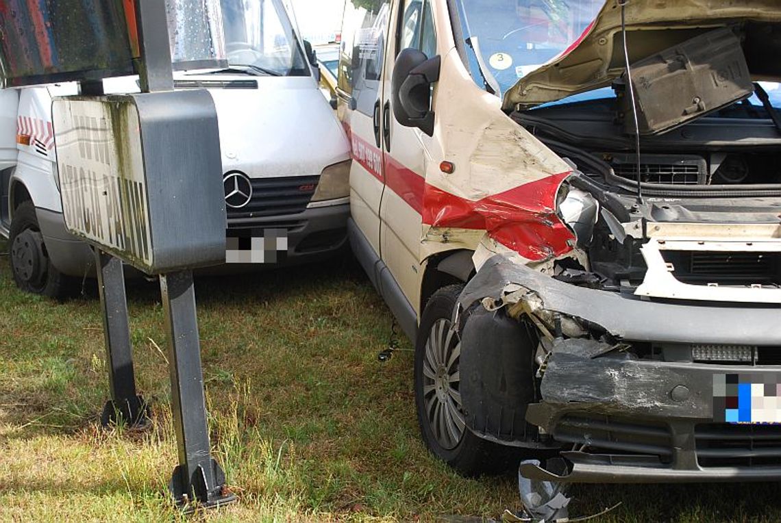 Wypadek na rogatce Gryfina Wypadek na rogatce Gryfina