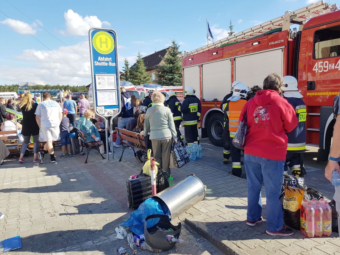 Wypadek z udziałem autobusu w Osinowe Dolnym - relacja strażaków