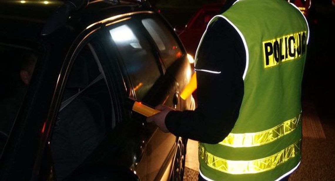 Wypił alkohol i jeździł nocą po Gryfinie