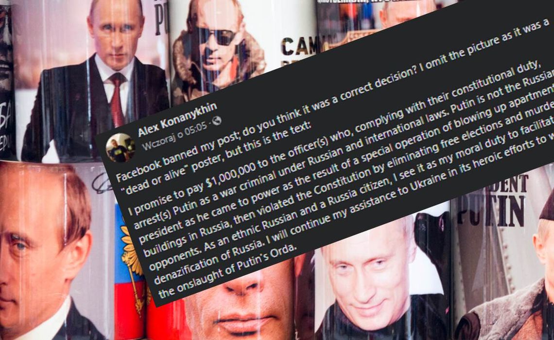 Wysoka nagroda za aresztowanie Putina czeka. Ktoś się skusi? Wysoka nagroda za aresztowanie Putina czeka. Ktoś się skusi?