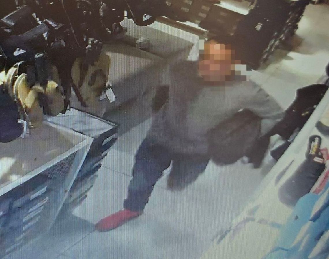 Wyszedł z kradzionymi butami. Trafili do niego jak po sznurku