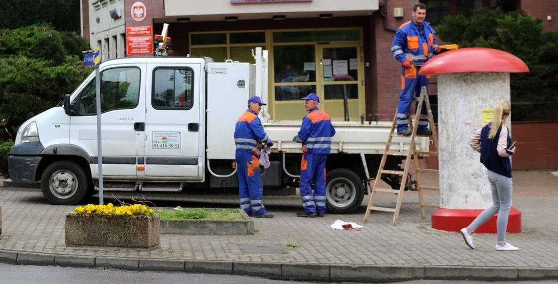 Wzięli się za porządki w mieście Wzięli się za porządki w mieście