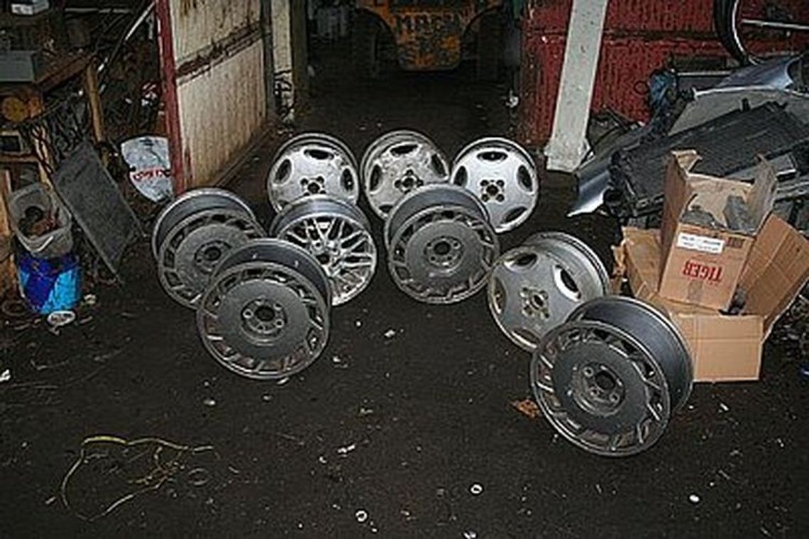 Za kradzież felg samochodowych grozi mu nawet 10 lat więzienia