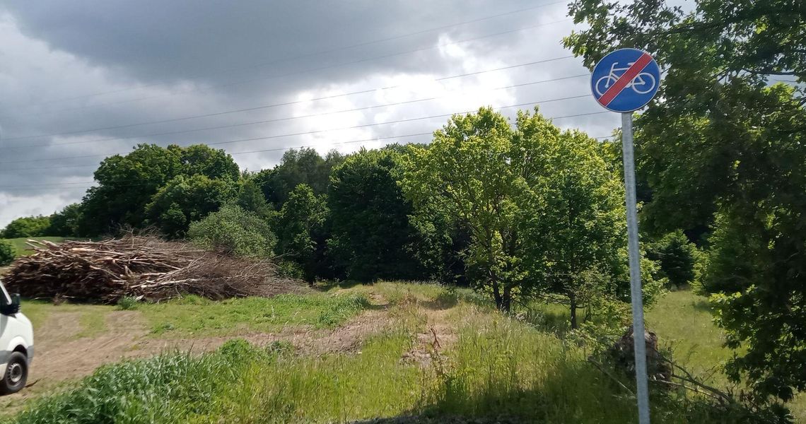 Zaczęli budowę ścieżki rowerowej prowadzącej z Gryfina