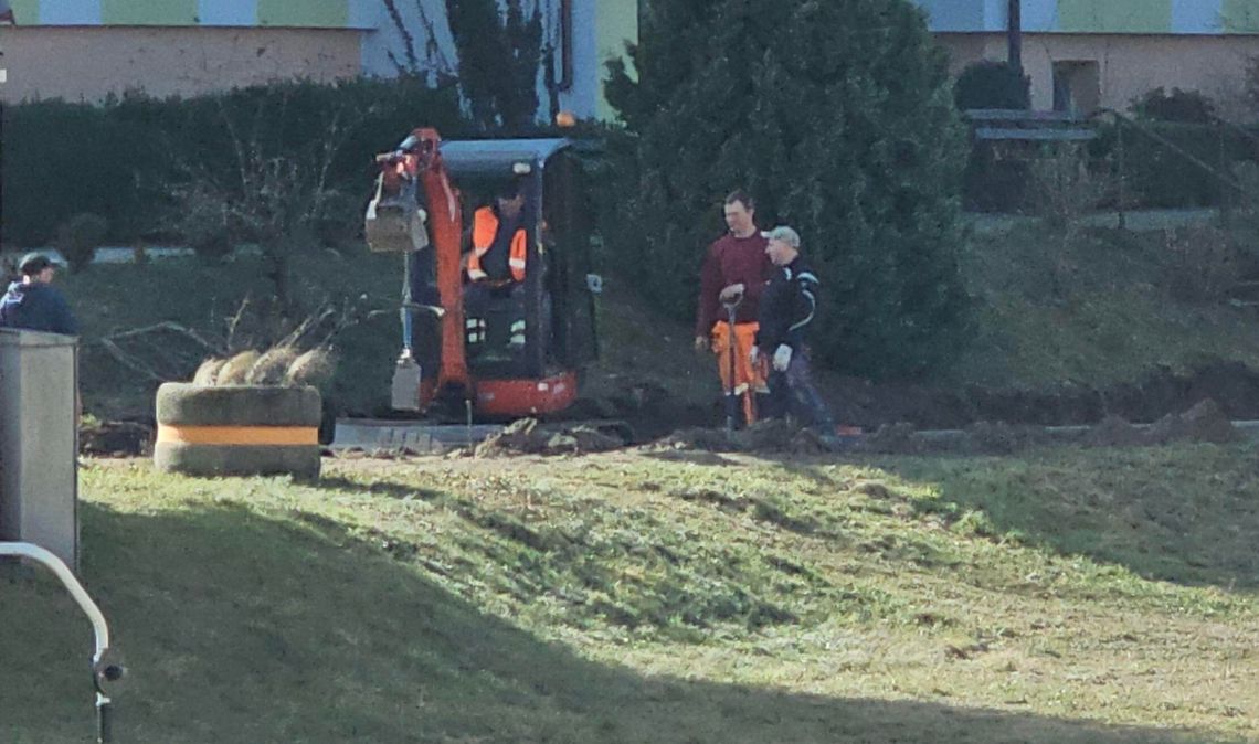 Zaczęli ostro koło budynku CBA