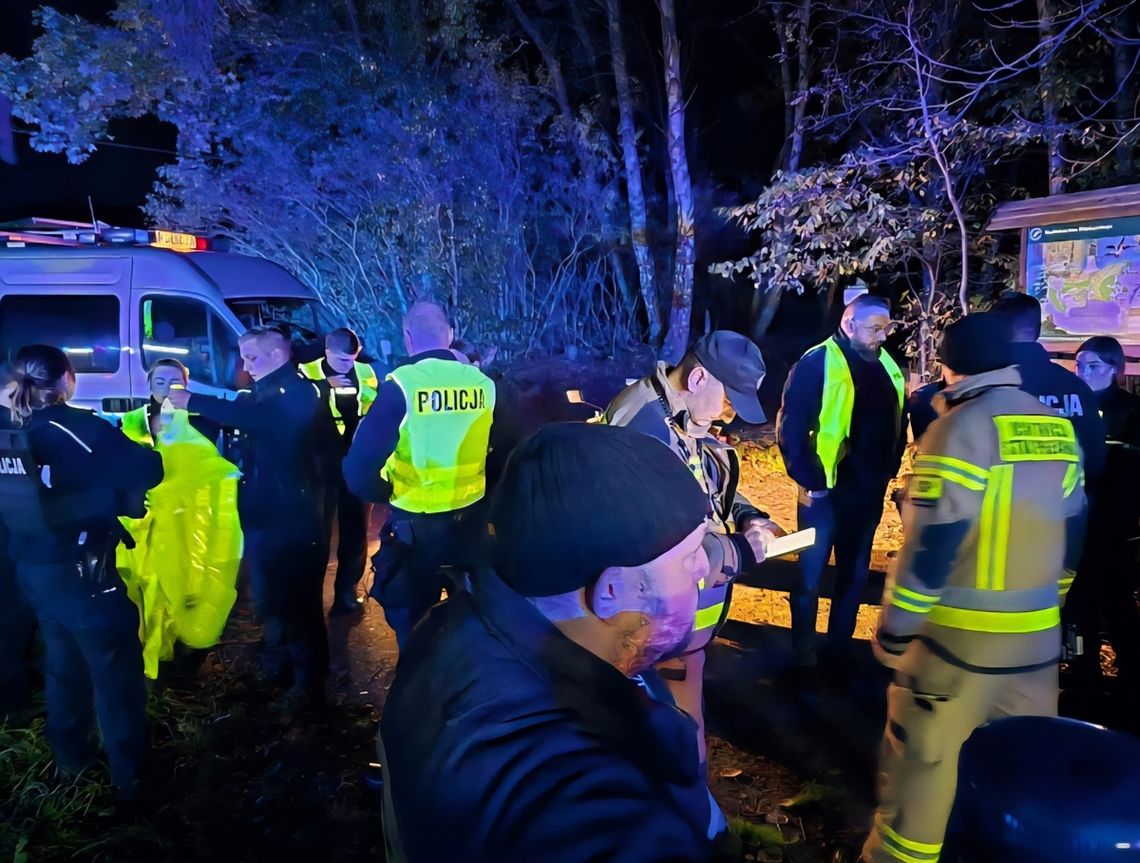 Zaginionego grzybiarza "wytropili" myśliwi. Odnaleziony po kilkunastu godzinach przed północą