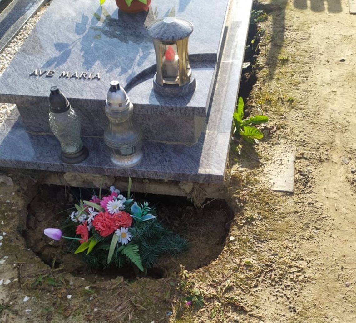 Zapadły się groby na cmentarzu komunalnym! - alarmują czytelnicy
