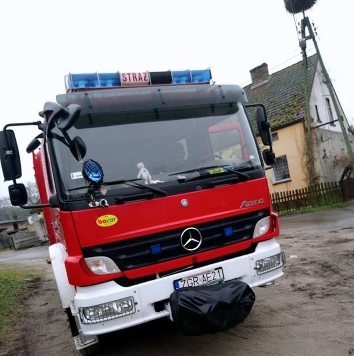 Zapalił się komin Zapalił się komin