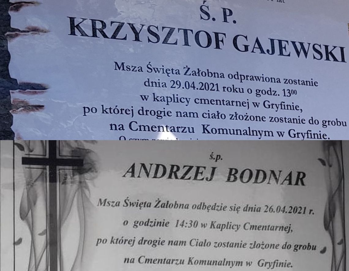 Zaplanowano dwa pogrzeby