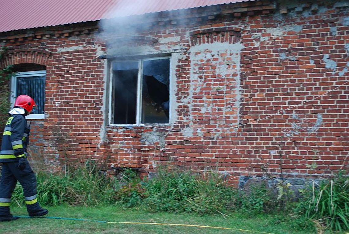 Zatruł się gazami pożarowymi