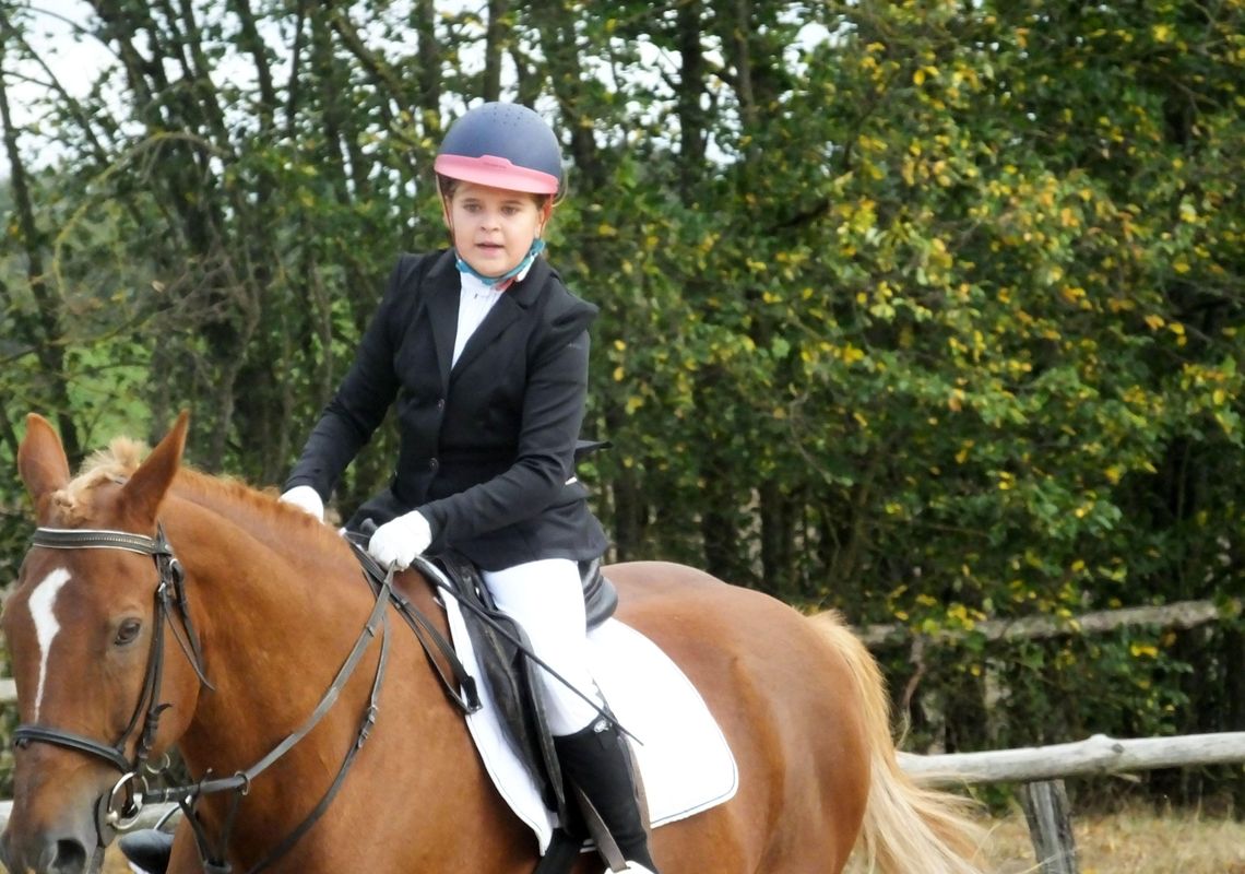 Zawody konne w Skotnicy - ujeżdżenia i skoki. Pokaz woltyżerki