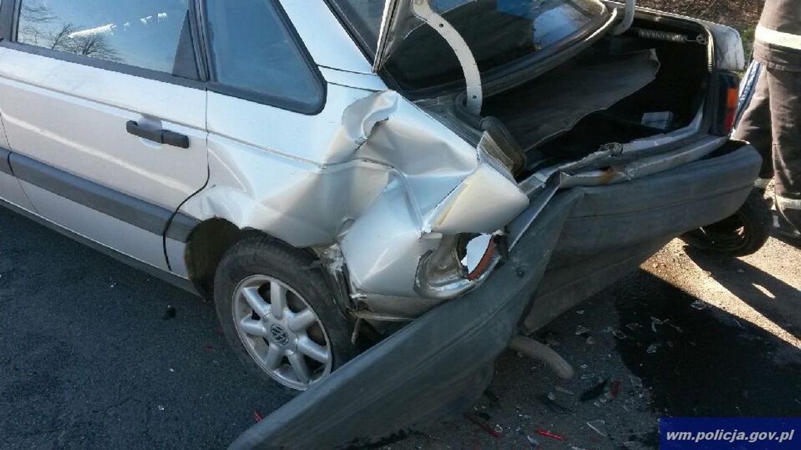 Zderzyły się trzy samochody Zderzyły się trzy samochody