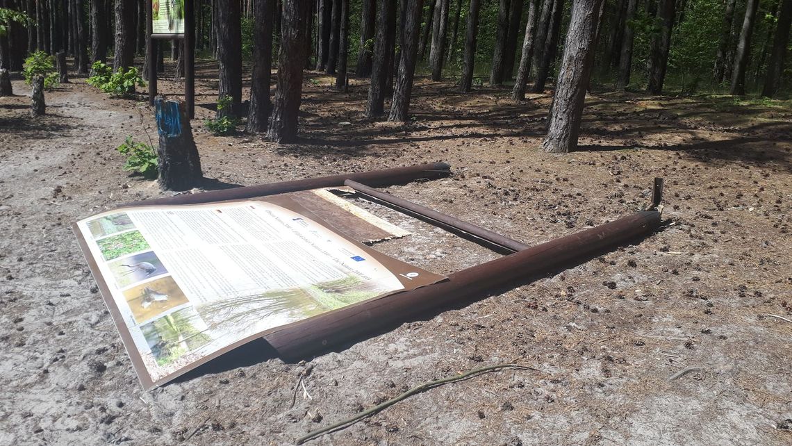 Zdewastowali obiekt turystyczny Zdewastowali obiekt turystyczny