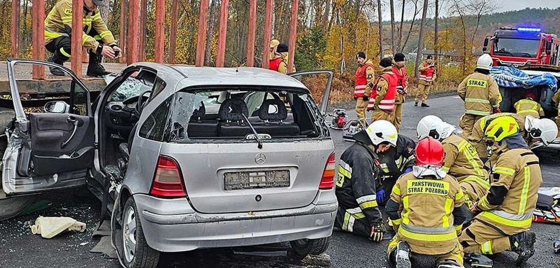 Zdradziły go szerokie źrenice i.... spowodowany wypadek