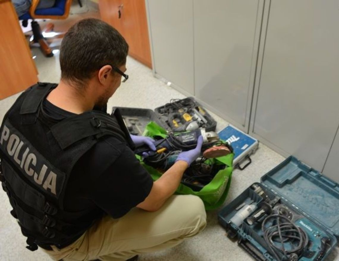 Złapali złodzieja elektronarzędzi Ireneusza W. Złapali złodzieja elektronarzędzi Ireneusza W.