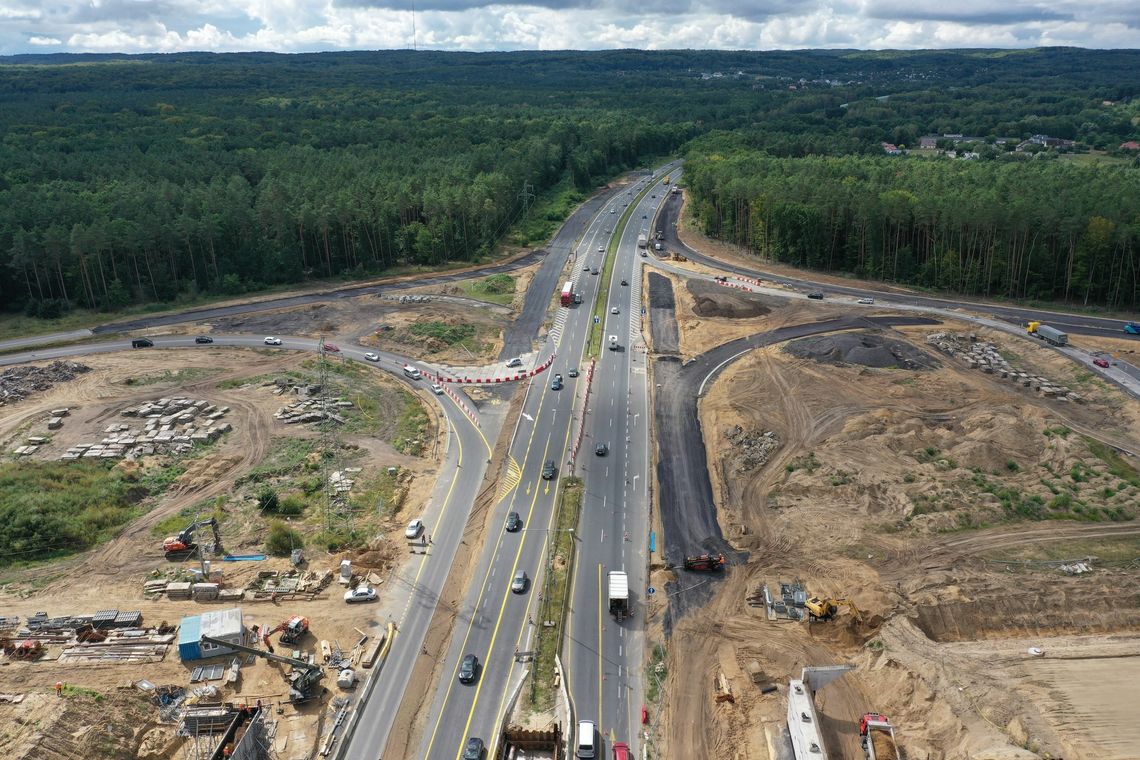 Zmiana organizacji ruchu na węźle