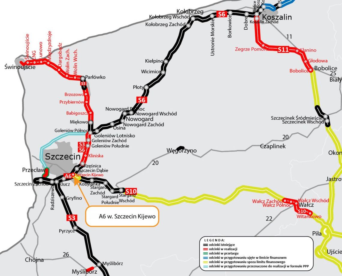Zmiana organizacji ruchu na węźle drogowym