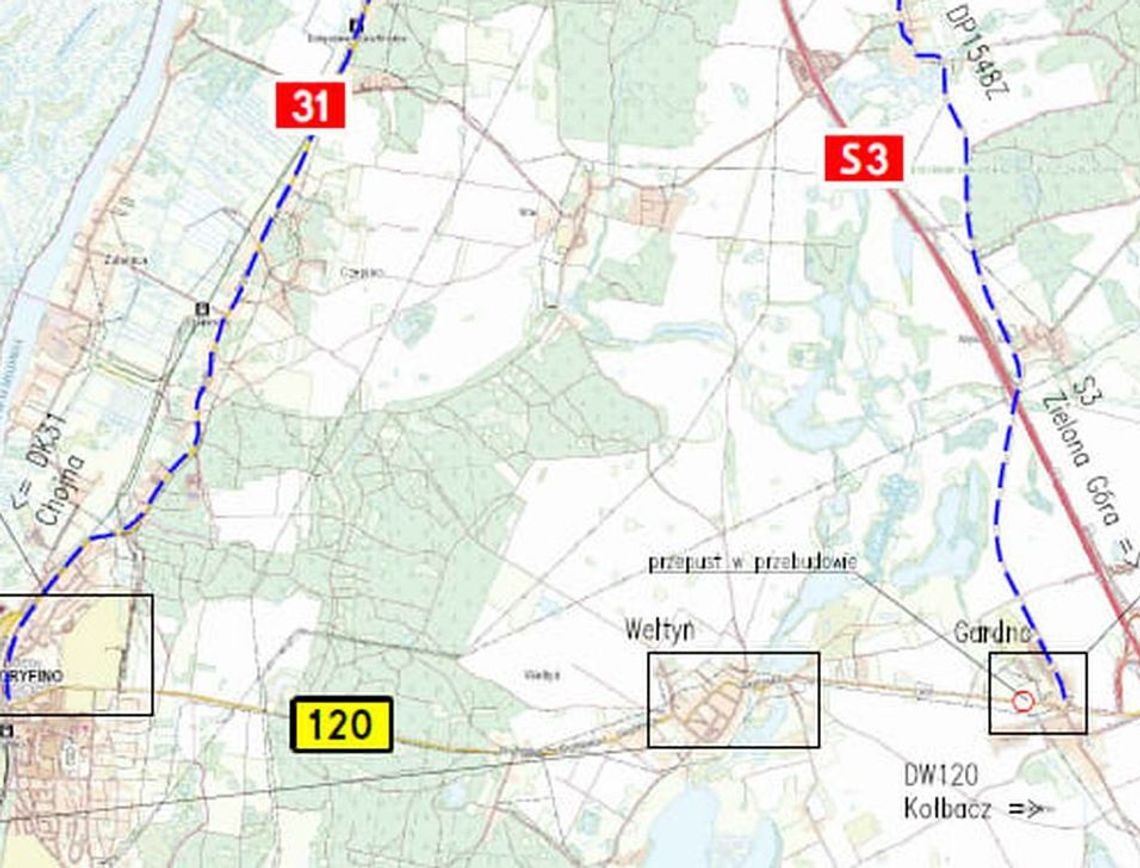 Zmieniają termin zamknięcia drogi Wełtyń-Gardno Zmieniają termin zamknięcia drogi Wełtyń-Gardno