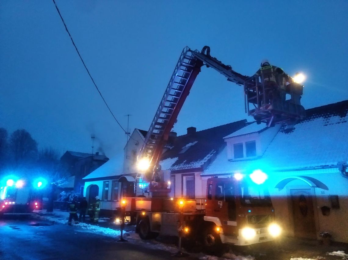 Zostali wezwani do pożaru sadzy