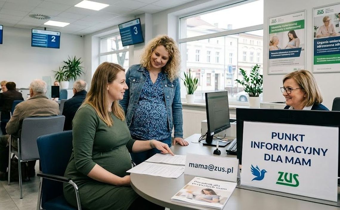ZUS zmienia podejście do mam. Mecjalna skrzynka mailowa i nowe standardy obsługi w ciąży