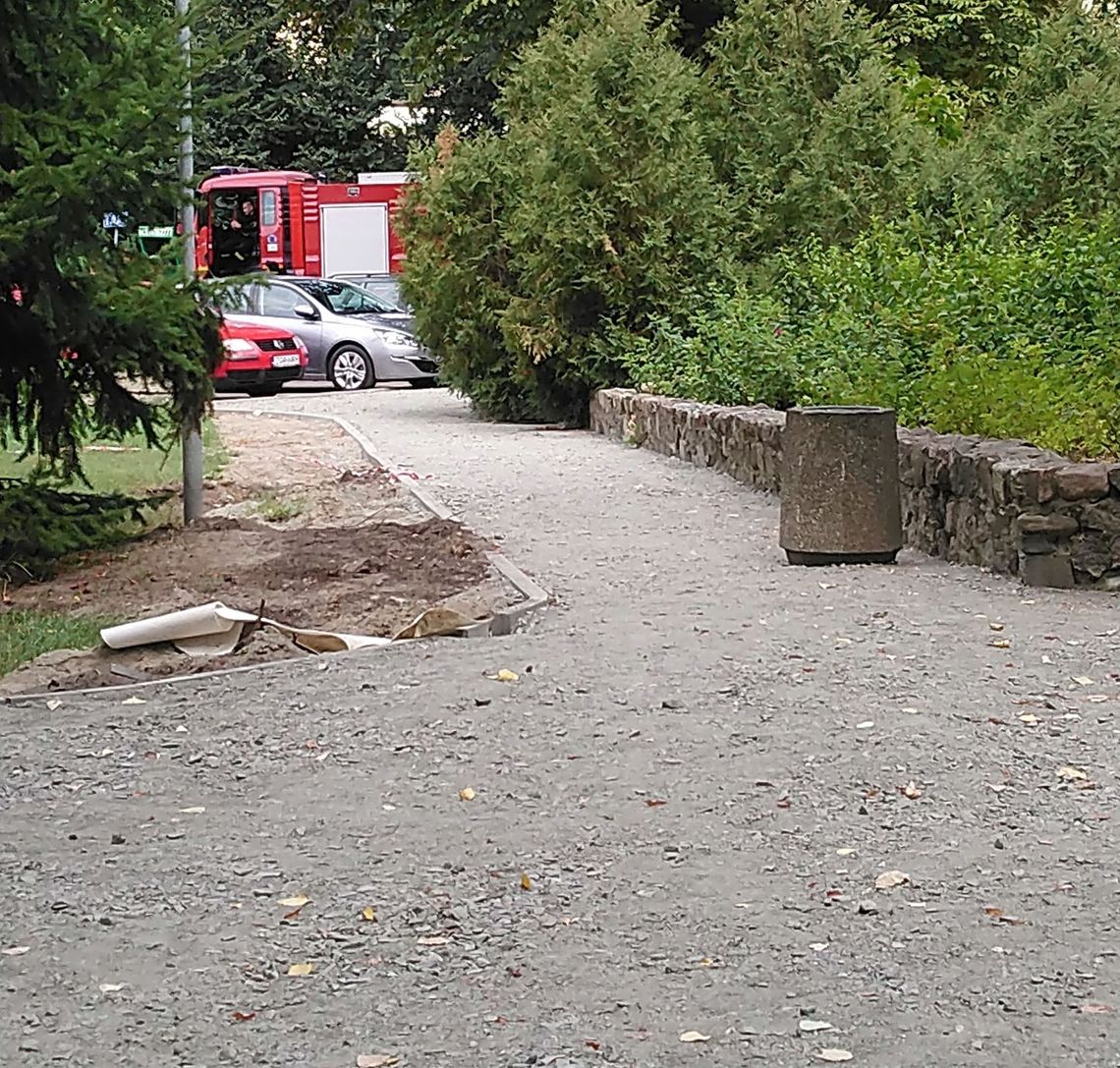 Zwęzili ścieżkę wyjściową z parku. To bzdura - uważa czytelnik Zwęzili ścieżkę wyjściową z parku. To bzdura - uważa czytelnik